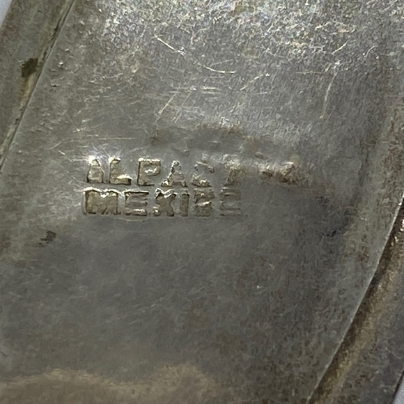 💋 Silver Mother of Pearl & Abalone Cuff Bracelet - Picture 5 of 5